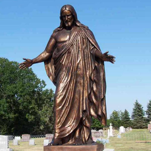 Life Size Bronze Jesus Statue Church Decoration for Sale Savior Sculpture