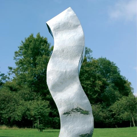 modern abstract metal sculpture