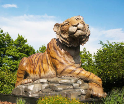 tiger sculpture for outdoor