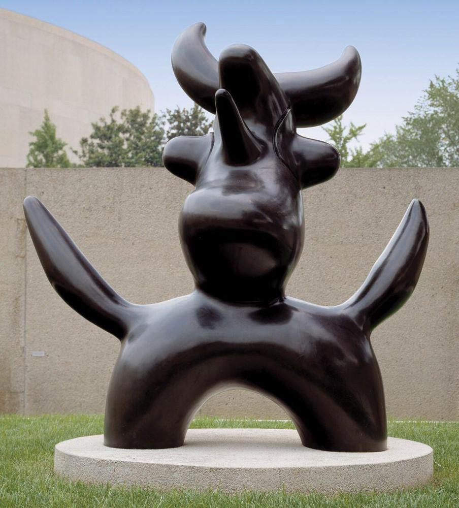 Joan Miró Famous Artwork Bronze Black Sculpture Modern